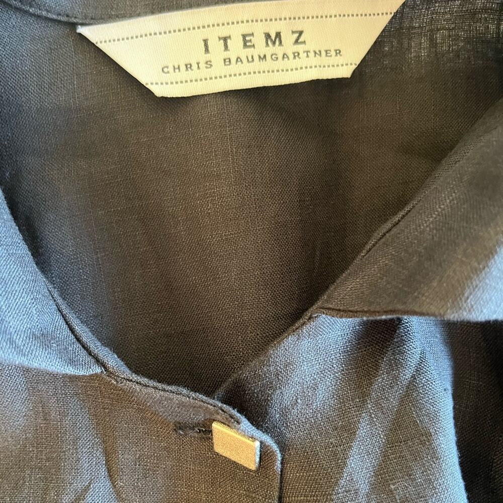 Itemz Linen jacket. One size fits most. New with tags - Picture 4 of 7